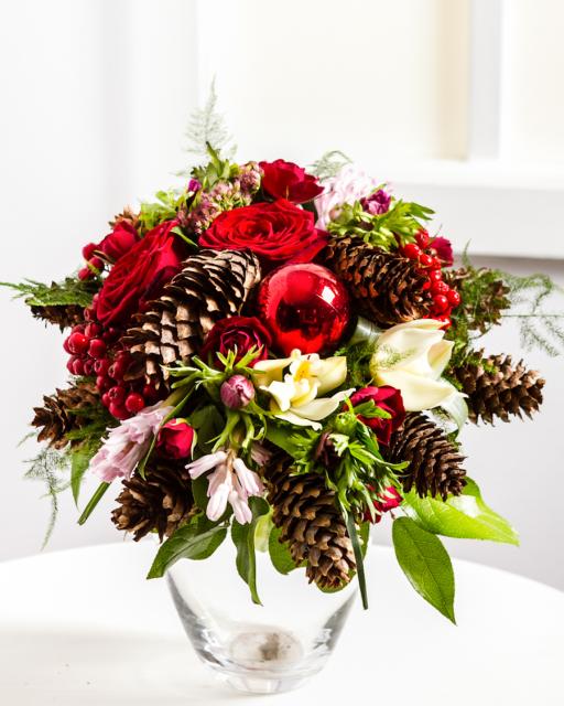 Christmas Bouquet with Cones