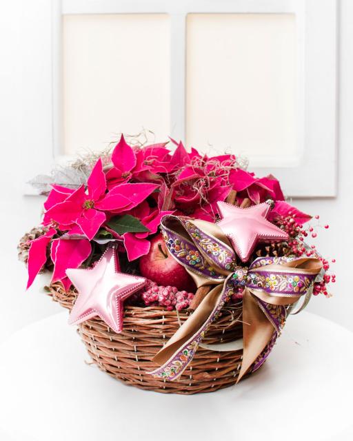 Beautiful Poinsettia Arrangement