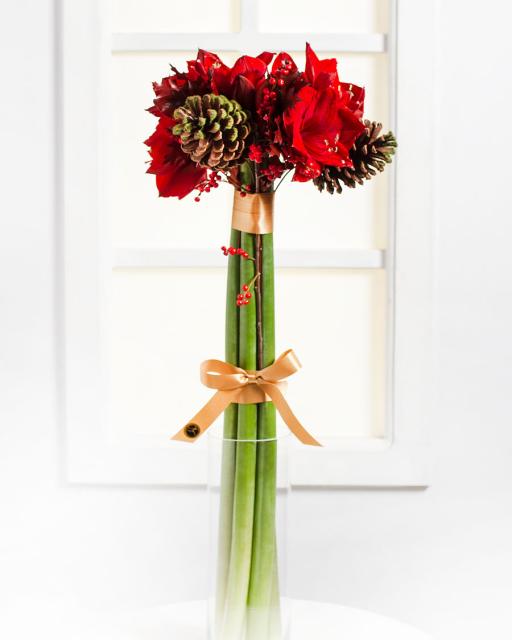 Elegant Bouquet with Amaryllis